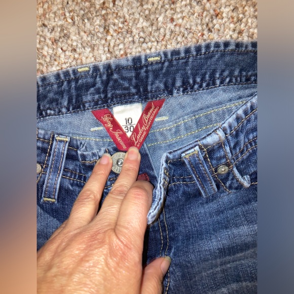 Lucky Brand Gene Montesano Wonder Baltic Vintage Jeans Dungarees size 10/30 - Picture 11 of 12